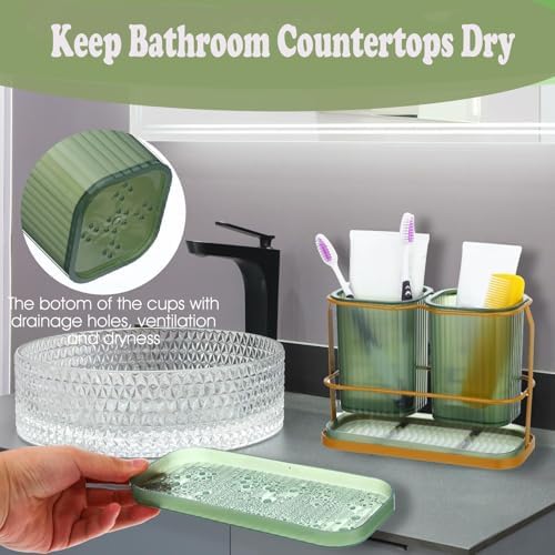 Stylish Space-Saving Wall-Mounted Toothbrush Holder