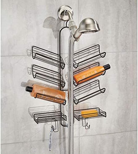 InterDesign Verona Metal Hanging Shower Caddy with Bronze Finish
