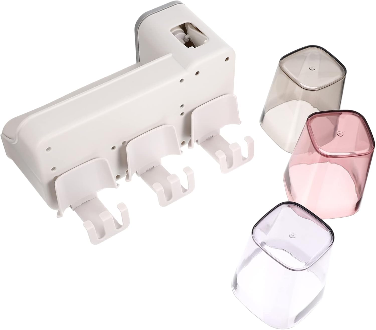 ABOOFAN Toothbrush Holder Bathroom Storage Shelf 238X18CM Light Grey