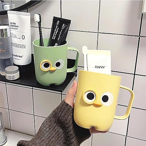 4 Pcs Cute Cartoon Toothbrush Holders for Kids and Adults