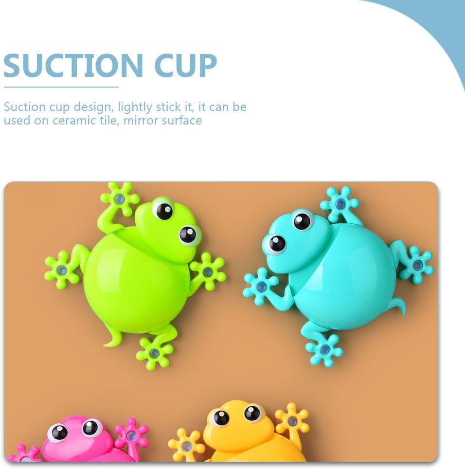 Zerodeko 2pc Cute Frog Tooth Brush Holder Storage for Kids