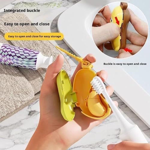 Banana Toothbrush Holder Travel-friendly Dispenser Case