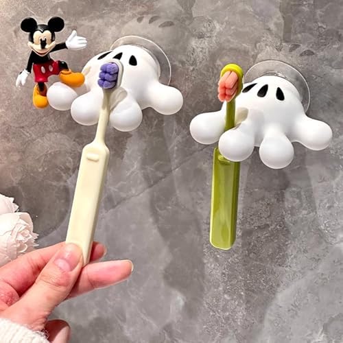 Perfect 2-Piece Toothbrush Holder with Unique Design
