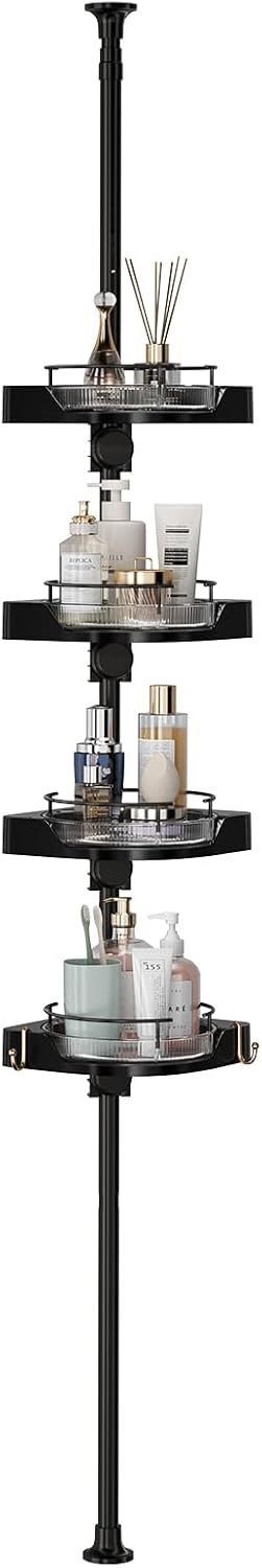 YCIADONE Corner Showers Tension Pole Bathroom Organizer