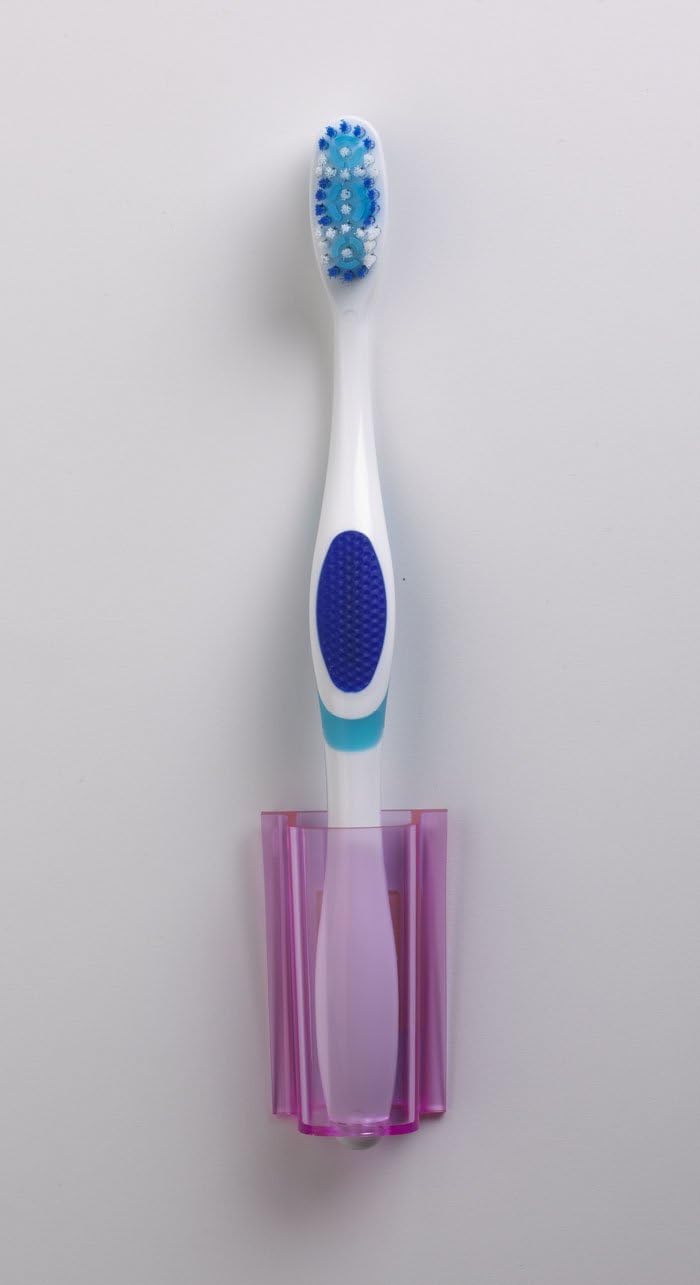 StickOnPods Toothbrush Holder - Color Pink