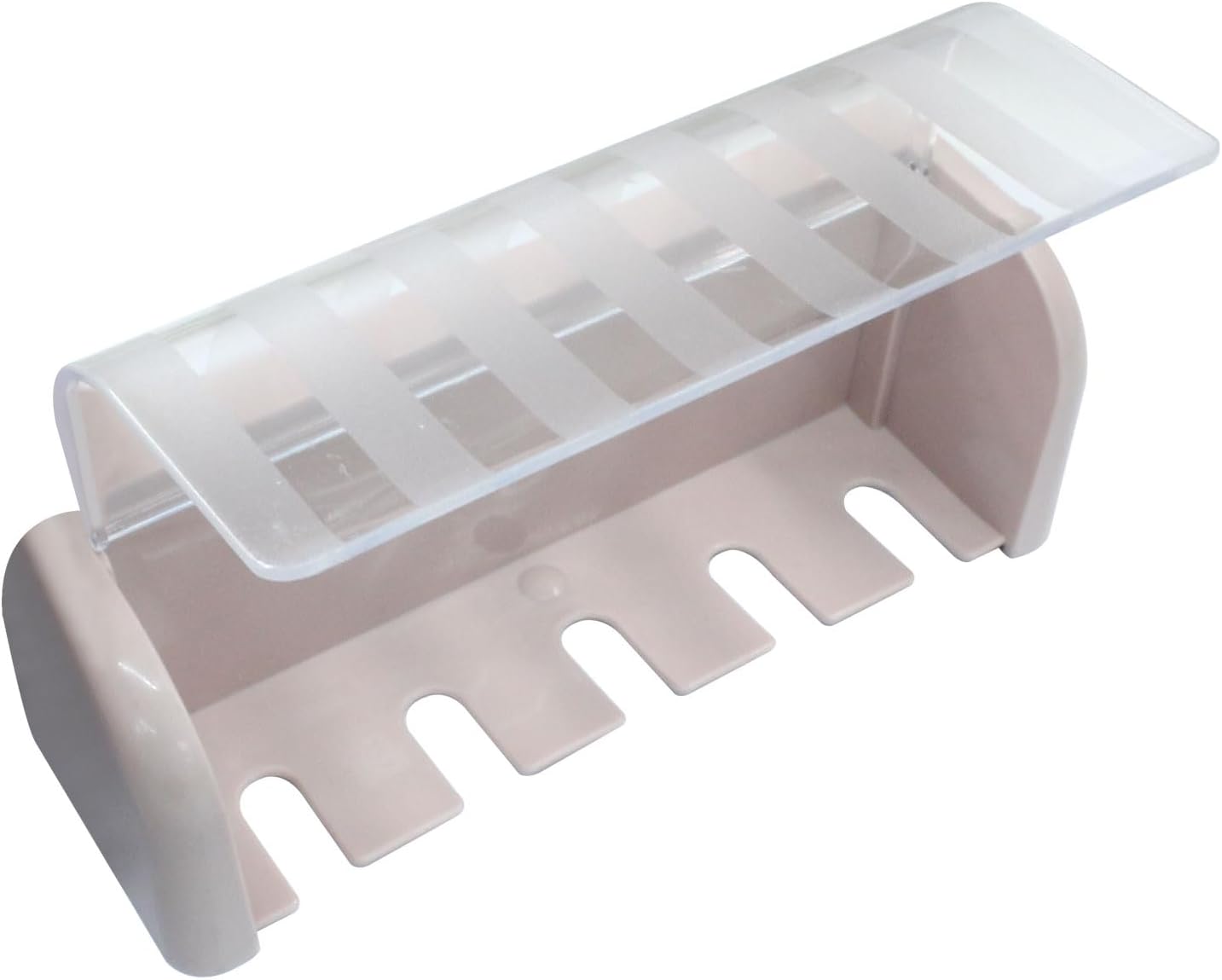 Zorfeter 5 Slots Pink Wall-Mounted Toothbrush Holder