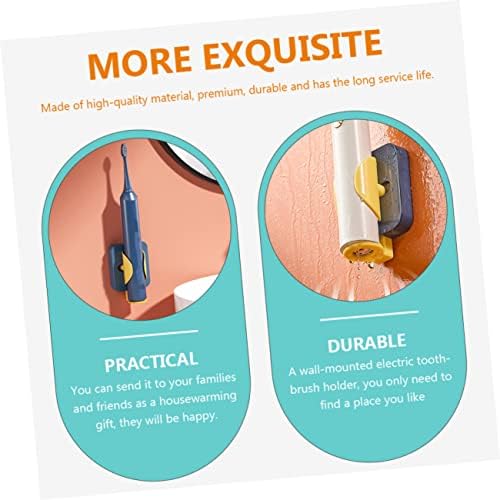 Alipis Electric Toothbrush Rack - Waterproof Sensing Holder for Compact Storage