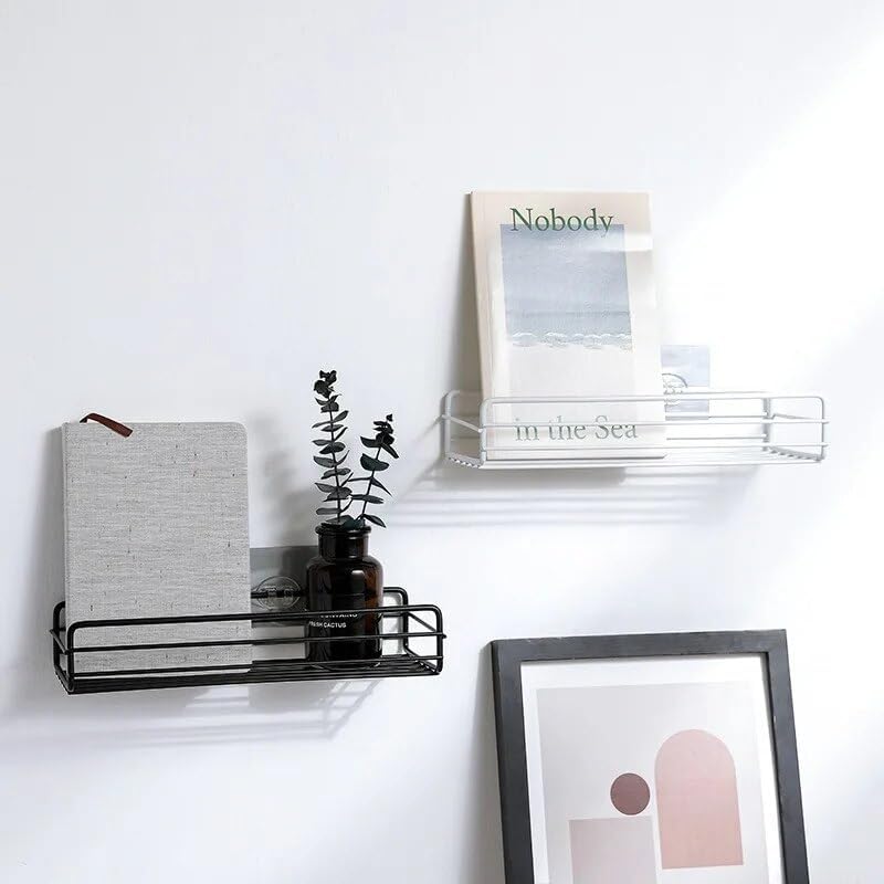 White Shower Caddy Wall Mounted Organizer