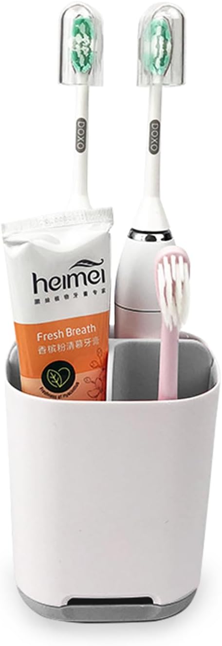 3 Slot Toothbrush Organizer With Detachable Dividers