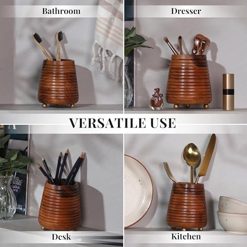 Folkulture 4x3 Toothbrush Holder for Bathroom