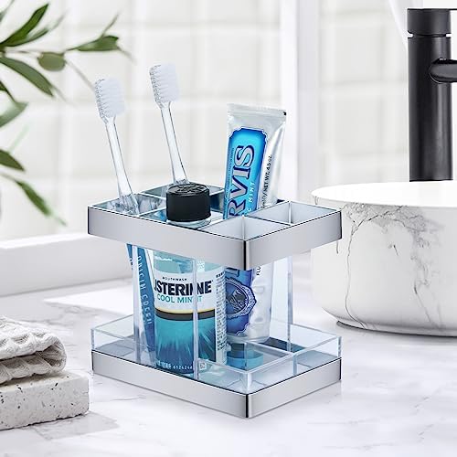 Chintu Rustic Farmhouse Toothbrush Holder for Family Kids
