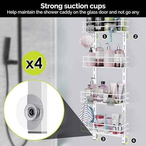 Adjustable Over-the-Door Shower Caddy