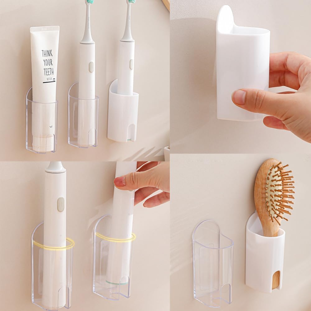 Sturdy Rechargeable Electric Toothbrush Holder Wall Mounted With Universal Fit
