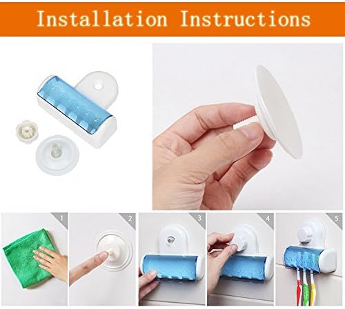 Suction-Adhesive Toothbrush Holder Perfect for Travel Home Storage