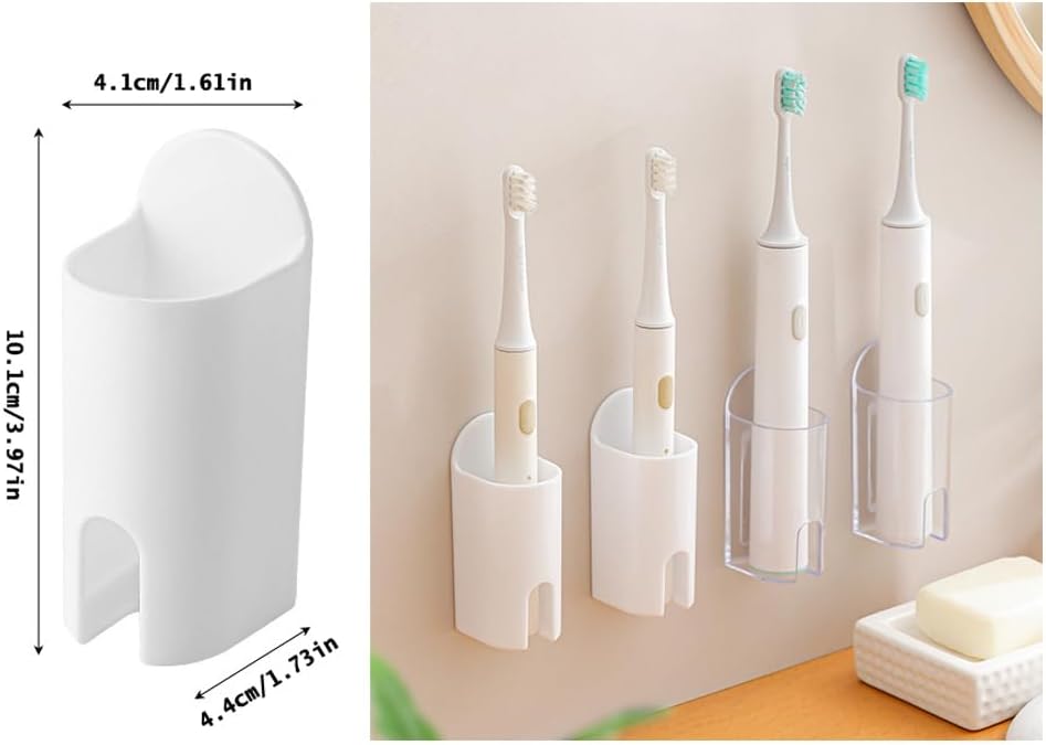 Sturdy Rechargeable Electric Toothbrush Holder Wall Mounted With Universal Fit