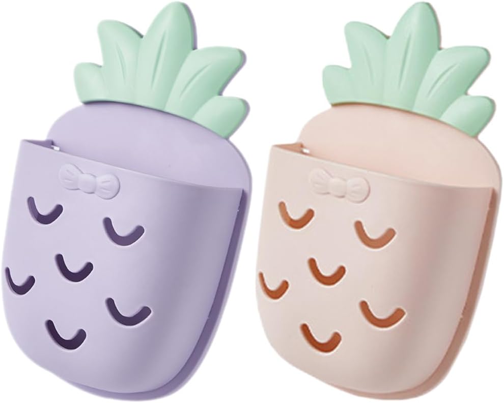 Hemoton Pineapple Wall Organizer 2-Pack
