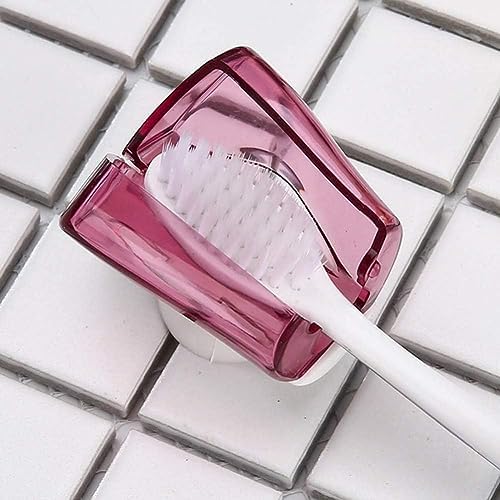 3Pcs Travel Toothbrush Holder with Suction Cup