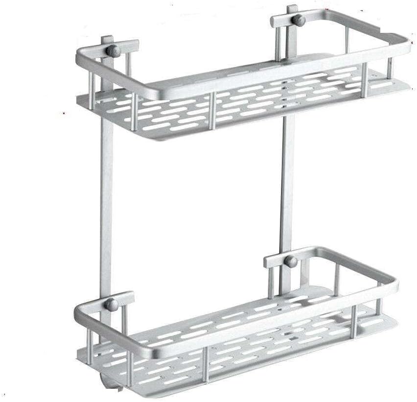 LKOP 2 Tier Rectangle Bathroom Holder Organizer