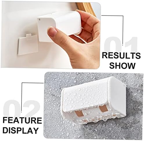 Space-Saving Wall-Mounted Toothbrush Holder