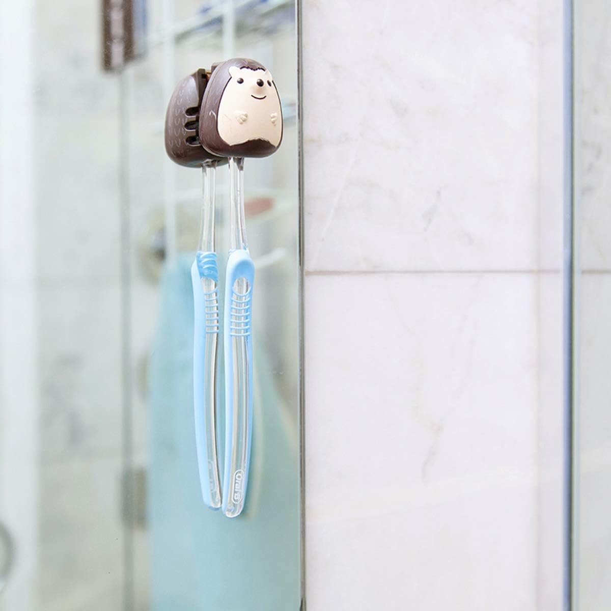 Adorable Hedgehog Toothbrush Holder for Restroom or Home Use
