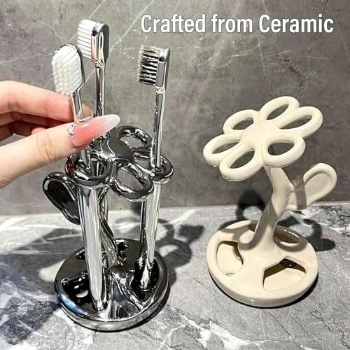 AHNIK Floral Toothbrush Stand