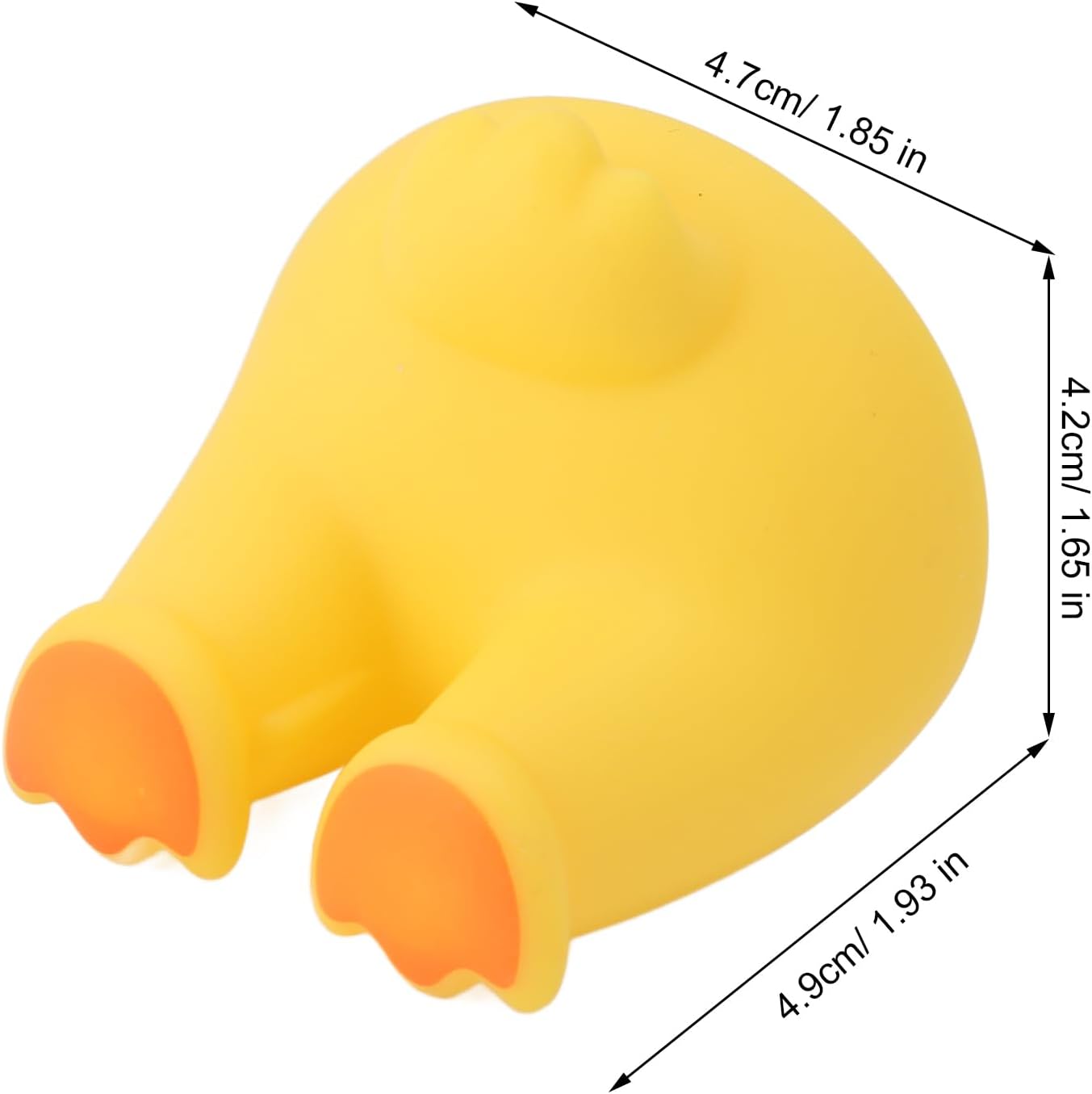 Kids Duck Tail Toothbrush Holder Cartoon Animal Wall Mount Hook