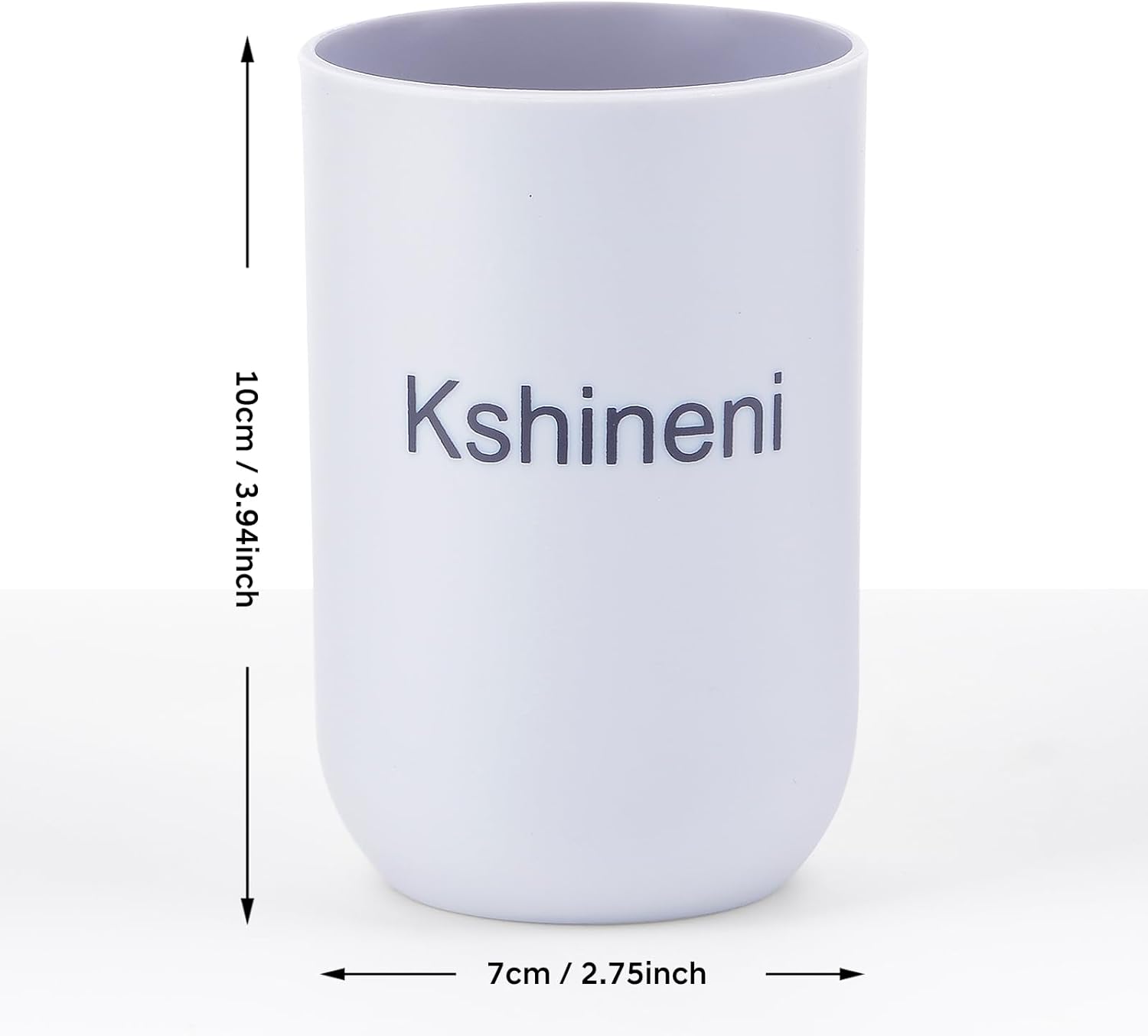 Bathroom Toothbrush Cup Holder - Durable Plastic Design