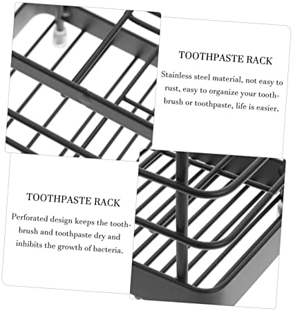 Fixoshee bathroom toothbrush toothpaste holder