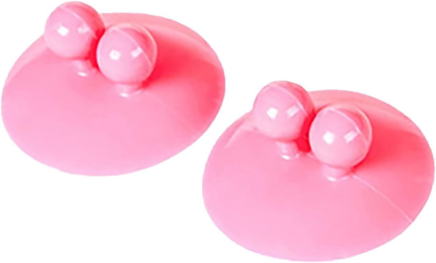 2Pcs Heavy Duty Wall Suction Cup Hooks for Bathroom and Kitchen