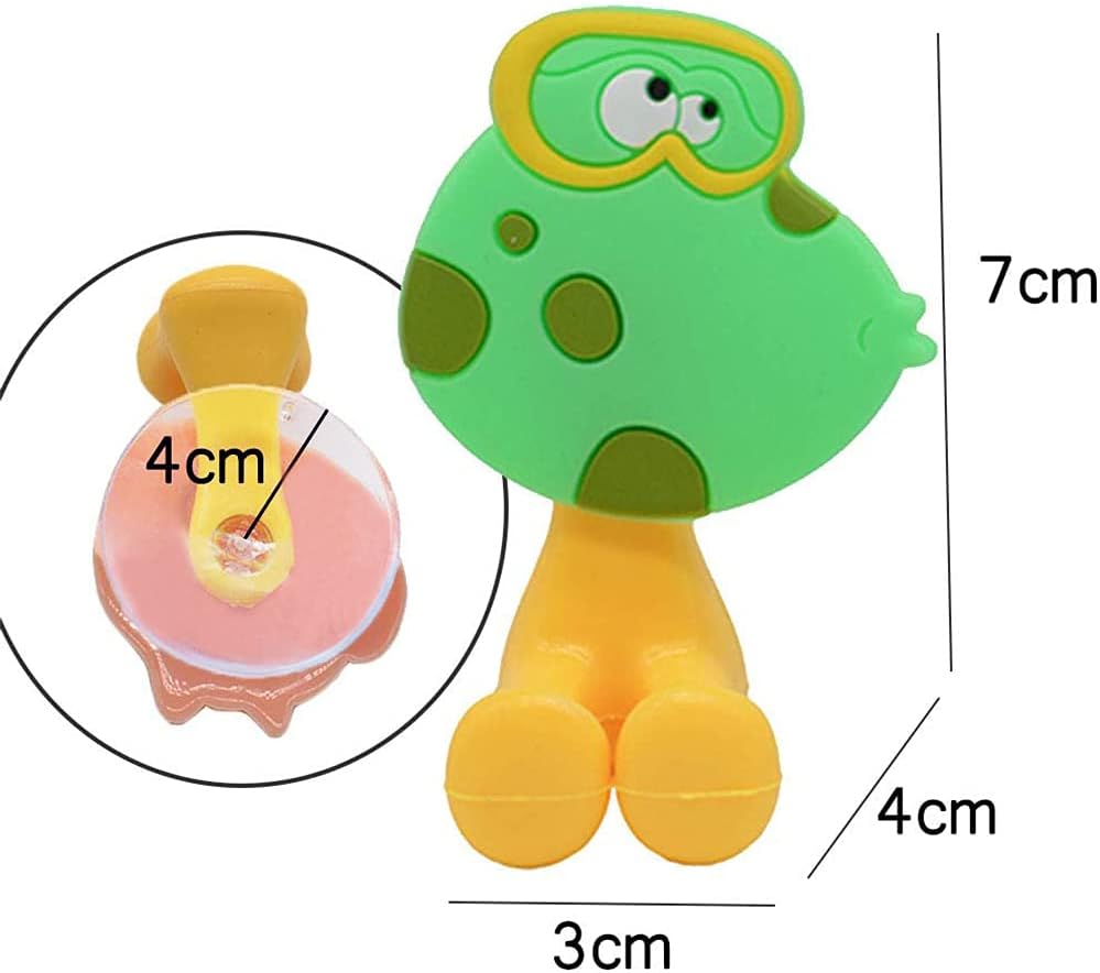 Cute Animal Toothbrush Holder for Kids with Suction Cup 9 Pack