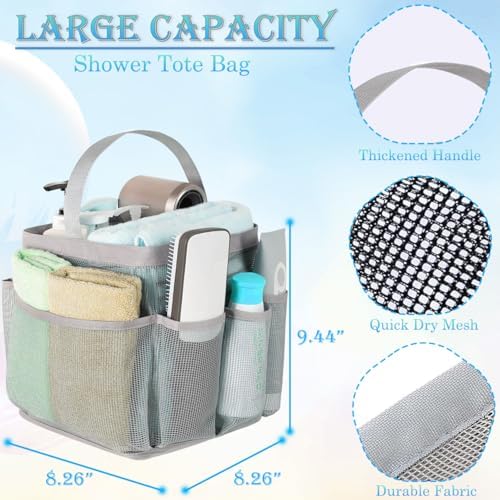 Durable Mesh Showers Caddy for Dorms and More