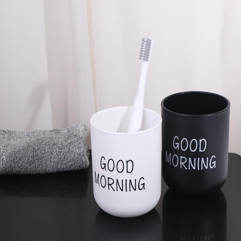 Plastic Toothbrush Holder White
