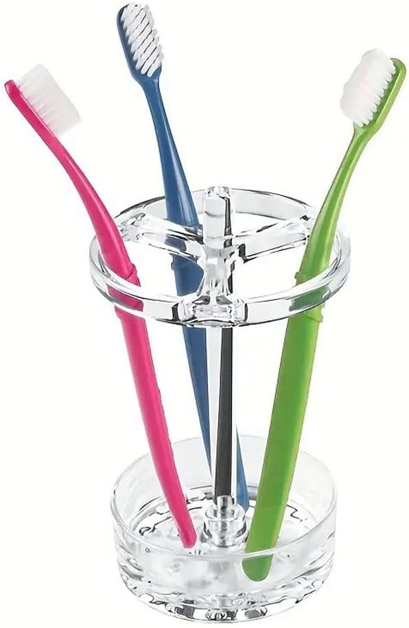 Convenient Plastic Toothbrush Holder Stand