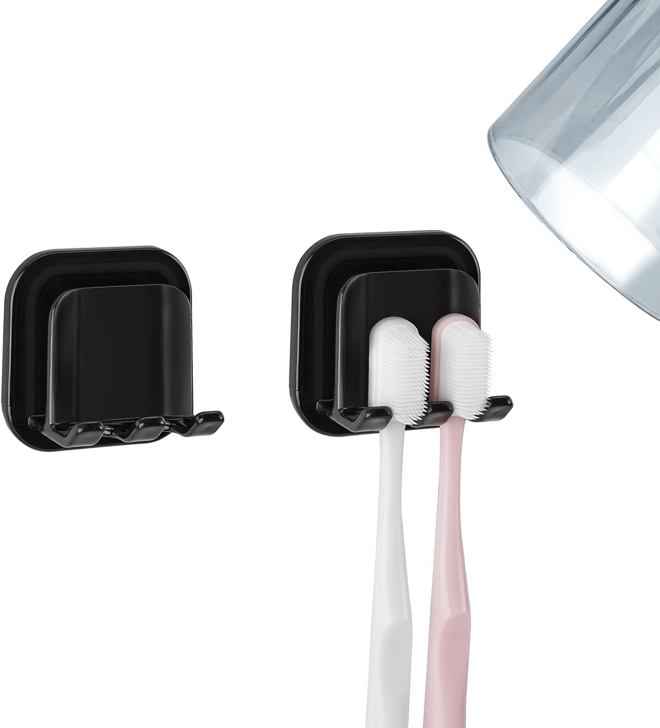 Efficient Space Utilization 2-in-1 Toothbrush and Gargle Cup Holder