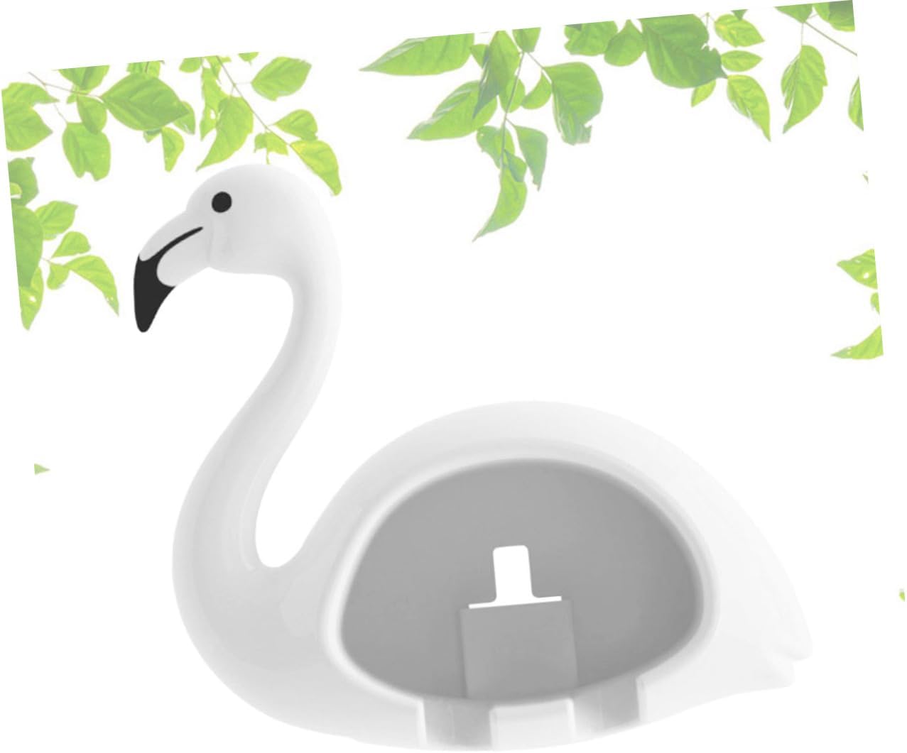 Garneck Wall Toothbrush Holder Flamingo Design