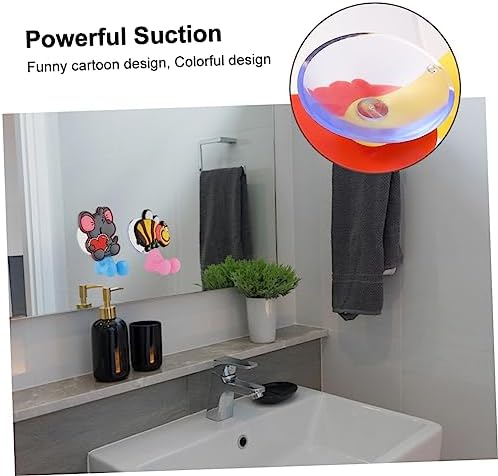 Eco-Friendly Cartoon Suction Cup Toothbrush Holders for Kids