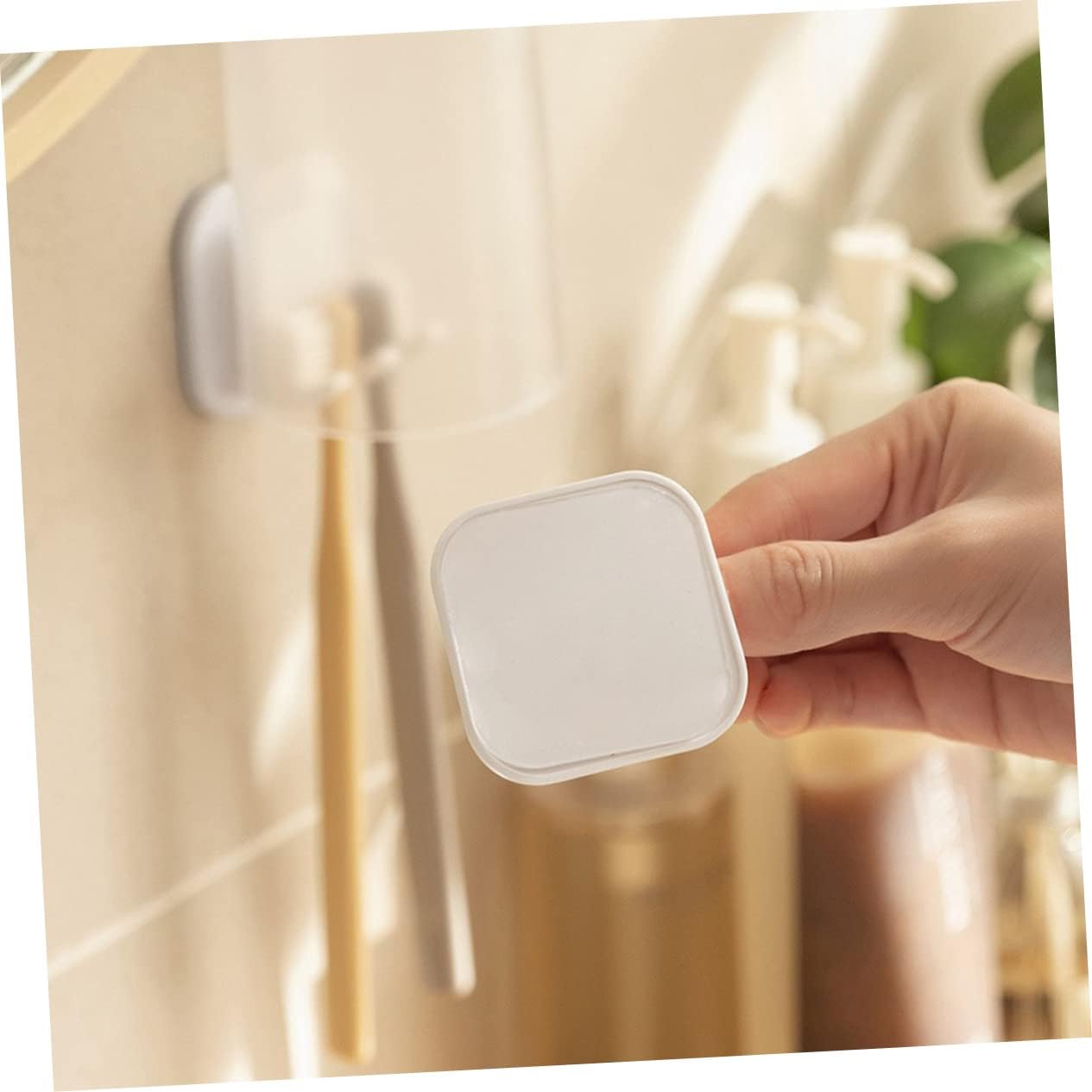 Perfect Space-Saving Toothbrush Holder Set
