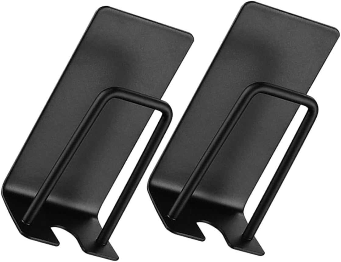 Zerodeko 2-Piece Wall-Mounted Suction Cup Toothbrush Holder Stainless Steel and Durable
