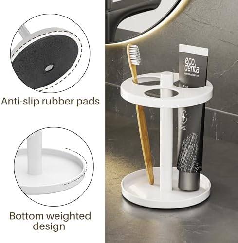 Songsoso Stainless Steel Bathroom Electric Toothbrush Holder