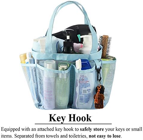 Haundry Mesh Shower Caddy Tote with 8 Pockets 1