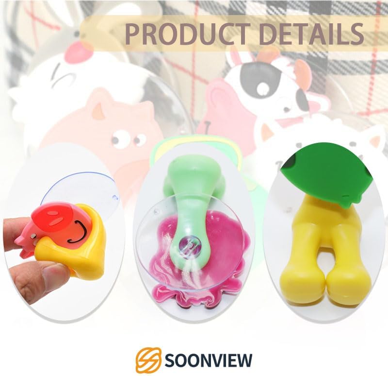 Creative Cartoon Toothbrush Holder Set for Home Decor