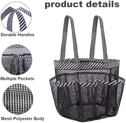 Jorzer Mesh Shower Caddy Portable Bathroom Organizer