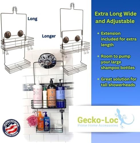 Durable REQUEST for organizing shower essentials