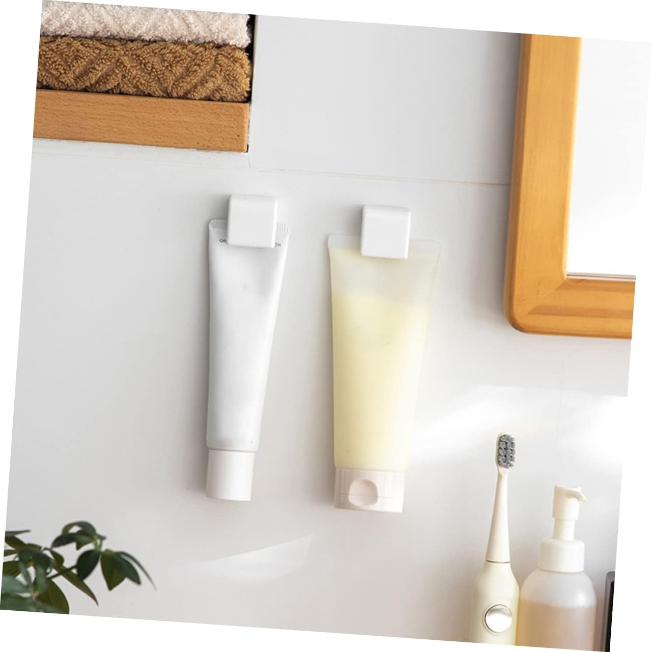 Small Hanging Toothbrush Holder PP Material