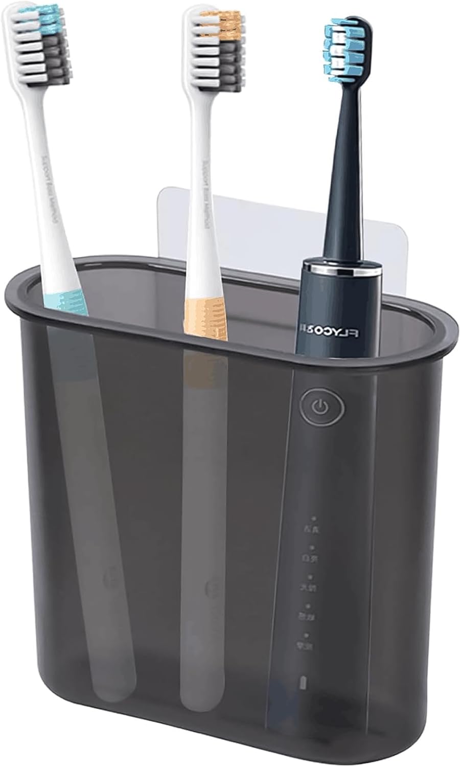 Kulusion Wall Mounted Toothbrush Holder No Drilling