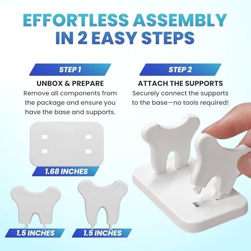 Toothbrush Caddy - Compact and Sturdy Holder for Bathroom