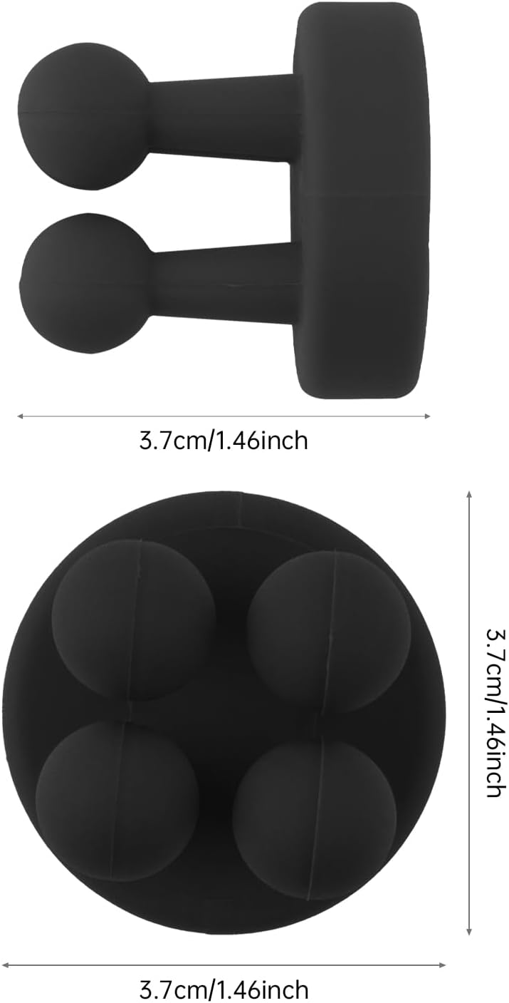 6-Piece Silicone Self-Adhesive Toothbrush Razor Holders Bathroom Kitchen Organizer