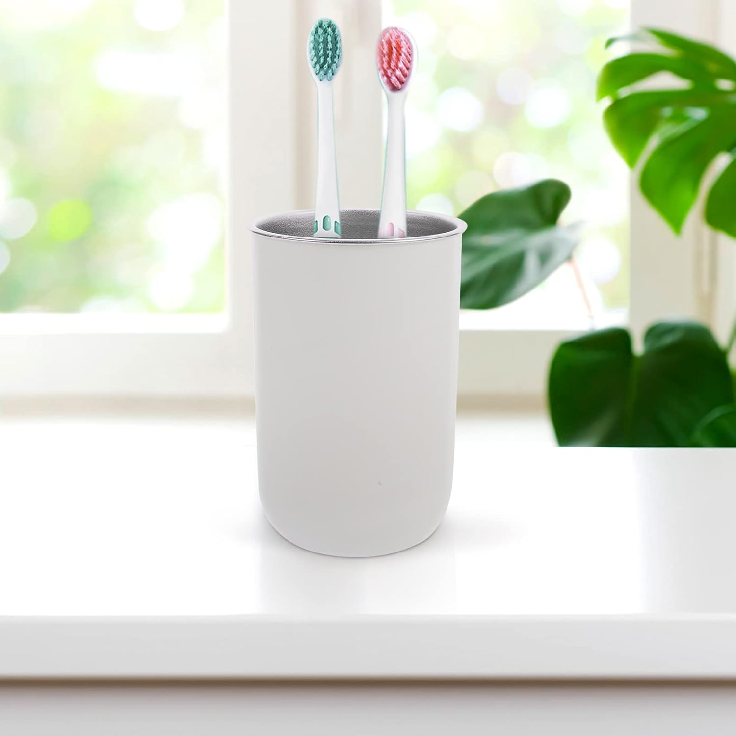 Stay organized and elegant with the Healeved Toothbrush Cup Holder Set