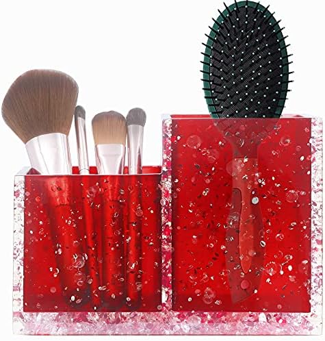 Stylish Makeup and Toothbrush Organizer