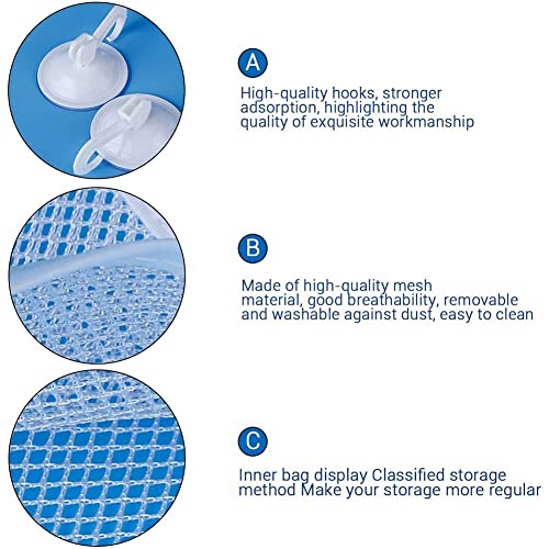 Quick-Dry Mesh Bath Organizer